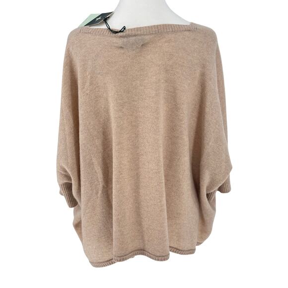 ✨ Tuckernuck 100% Cashmere Oversized Batwing Sweater – Camel – NWT – Size XL ✨ - Picture 5 of 10